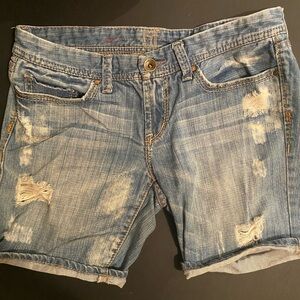 Denim shorts